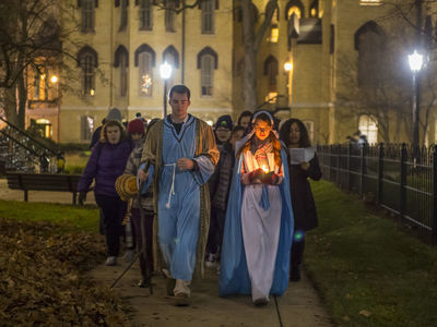 Las Posadas, sponsored by Farley Hall, Fisher Hall and Campus Ministry