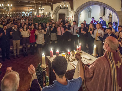 Alumni Hall Candlelight Mass, Third Sunday of Advent
